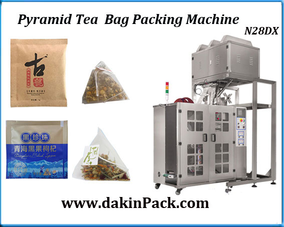 Pyramid tea bag packing machine
