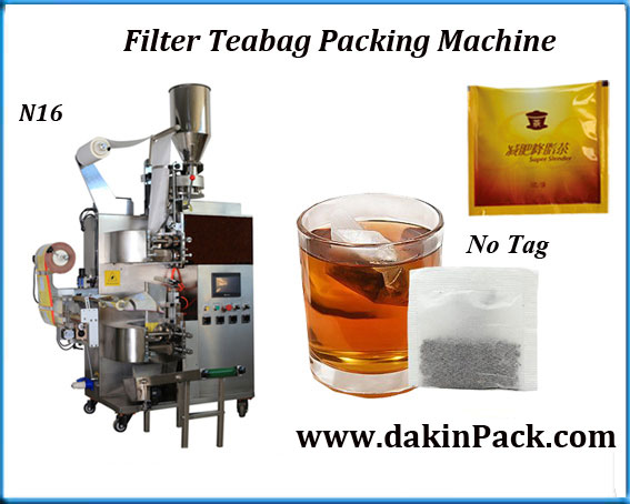 Automatic tea bag packaging machine for herbal tea