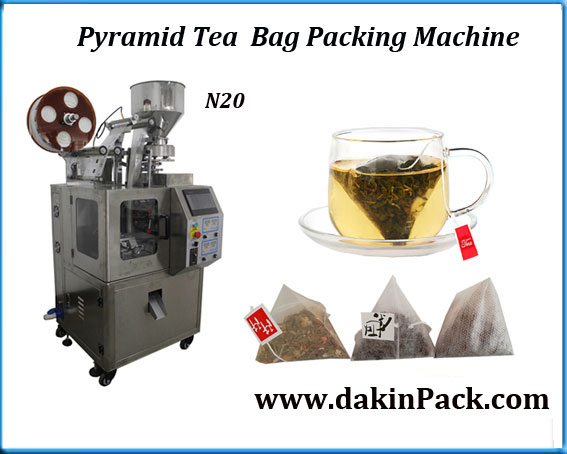 Pyramid tea bag packing machine factory and exporter
